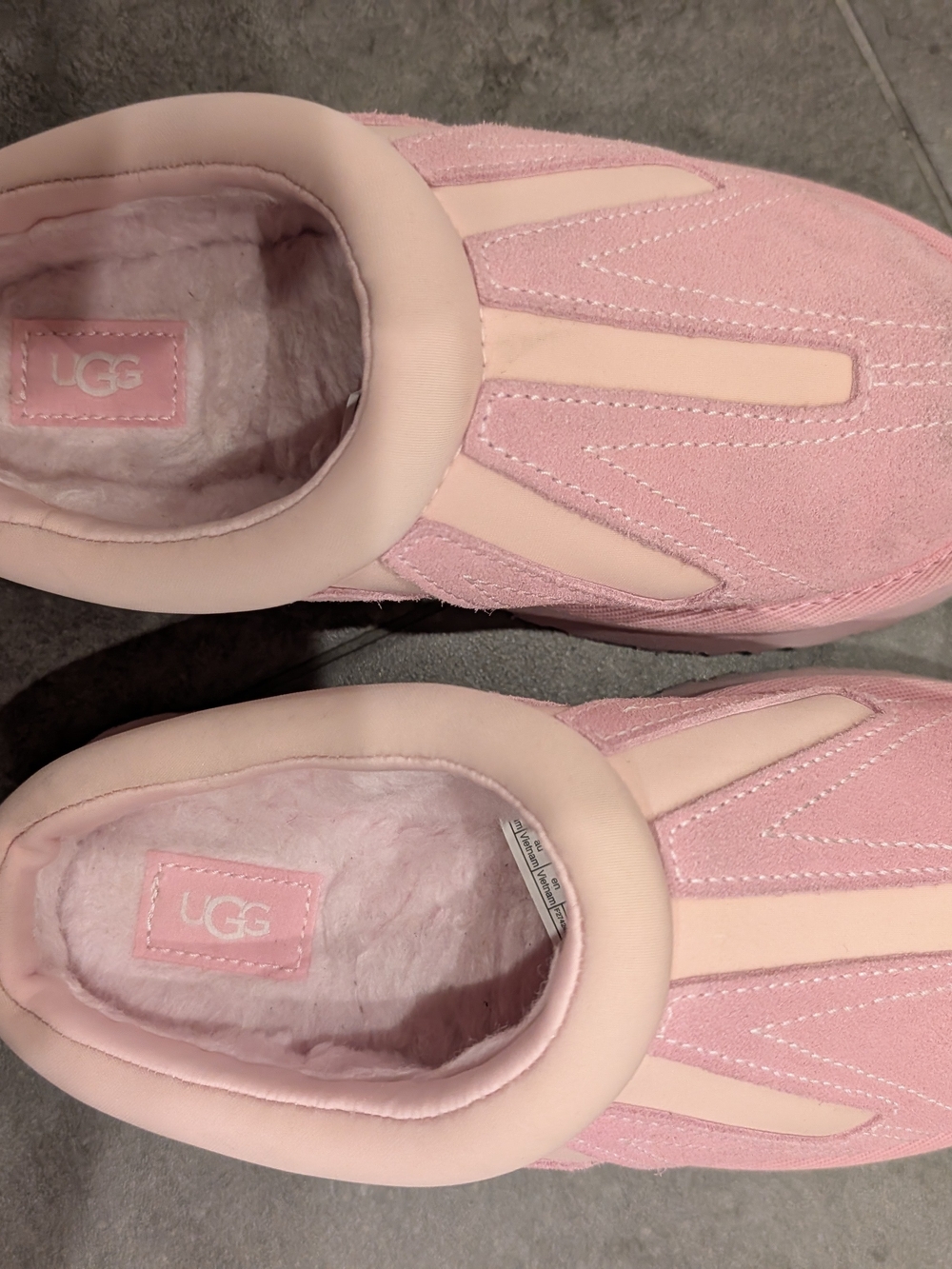 UGG Kids Pink Cozy Slip-On Shoes